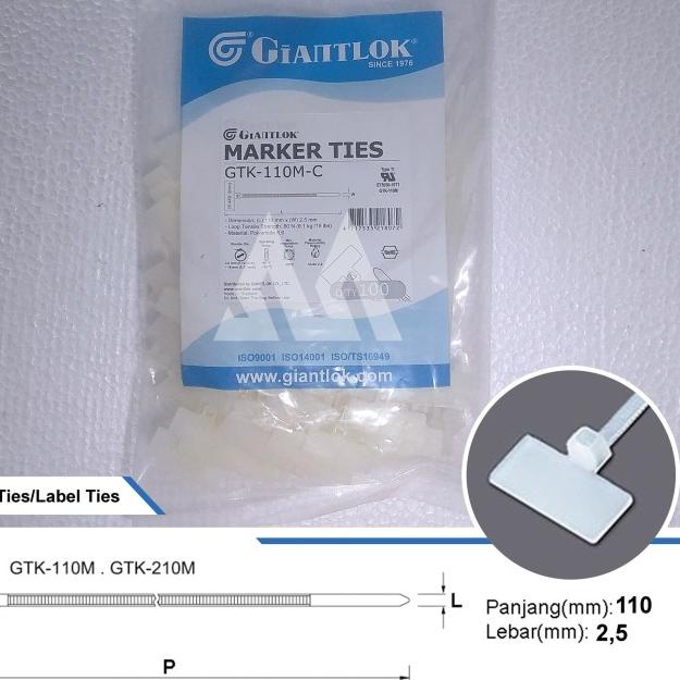 

♧ Label Ties / Marker Ties / 11cm / 21cm / Giantlok - 11cm ➧