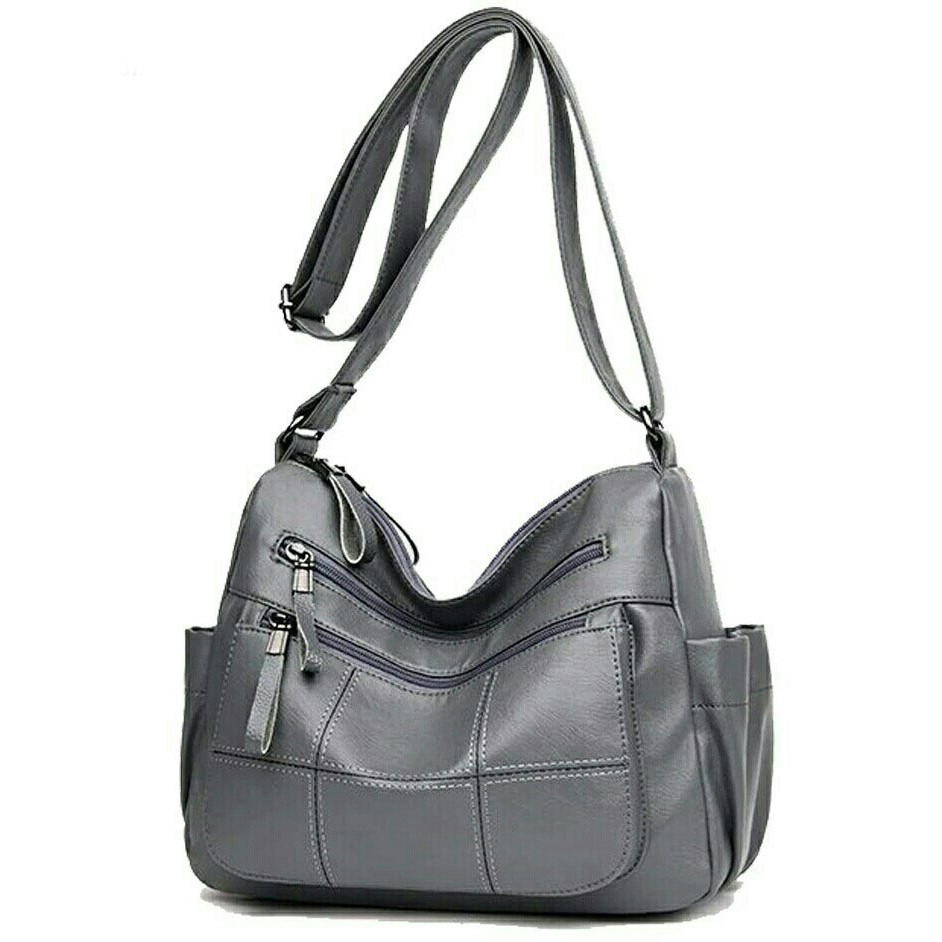TAS SELEMPANG WANITA MODEL TERBARU 5 WARNA SQUARE JAHIT TERBATAS
