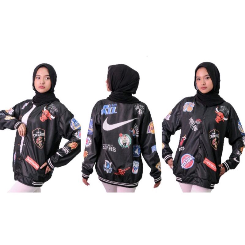 JAKET BASSEBAL VARSITY PRIA WANITA SIZE L XL