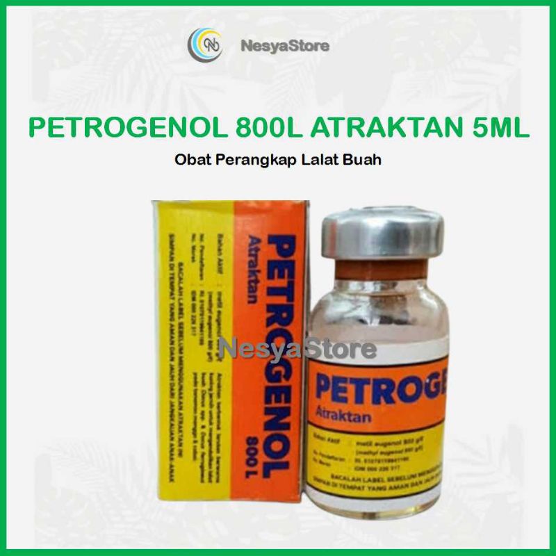 Petrogenol 800L Atraktan Perangkap Lalat Buah 5 ml - Perangkap Lalat