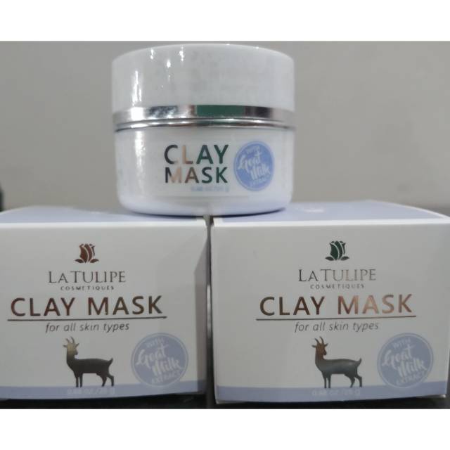 la tulipe clay mask / masker wajah tinggal pakai