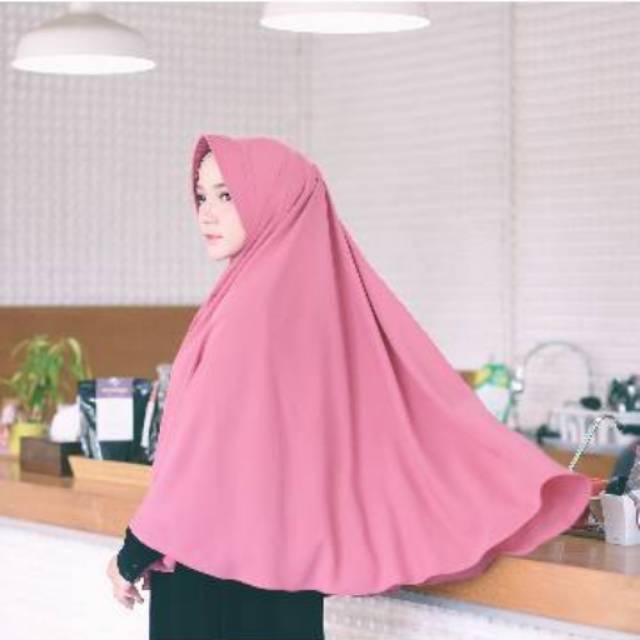 GS Khimar Syar'i Hijab Simple Pet Jumbo