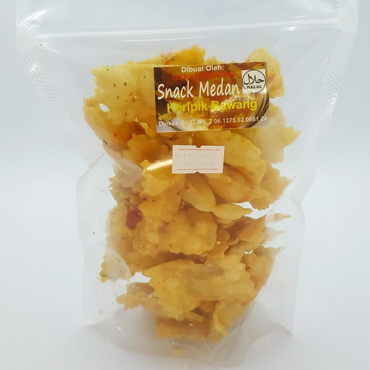 

Snack Keripik Bawang Premium 100gr Stand Pouch Aneka Cemilan Enak Murah dan Gurih (Bisa COD)