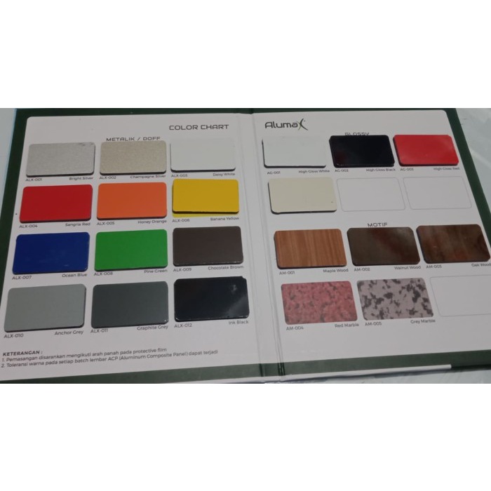 ALUMAX Aluminium Composite Panel 2 sisi tebal 3mm - Brown l NEW21