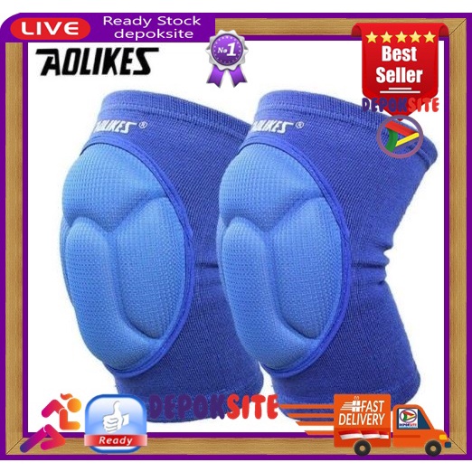 1 Pasang Aolikes 217 Knee Pad Support Protector Pad Deker Pelindung Lutut Dengkul Kneepad 0217