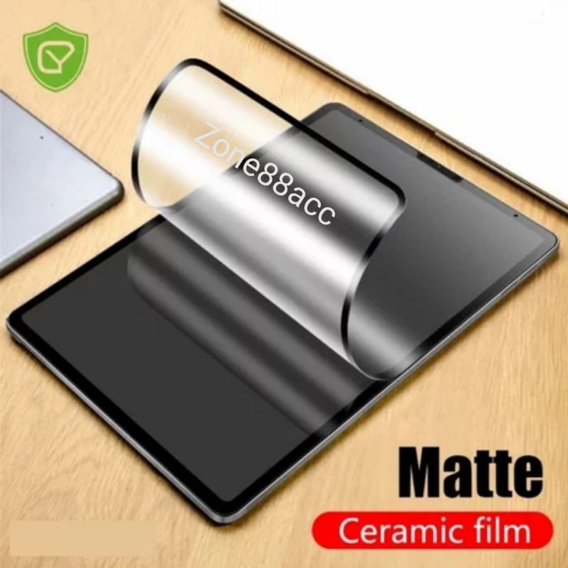 Tempered Ceramic Matte Samsung Galaxy Tab S6lite S6 Lite P610 P615 P610n SM-P610 SM-P615 Antigores Anti Minyak Pelindung Layar handphone