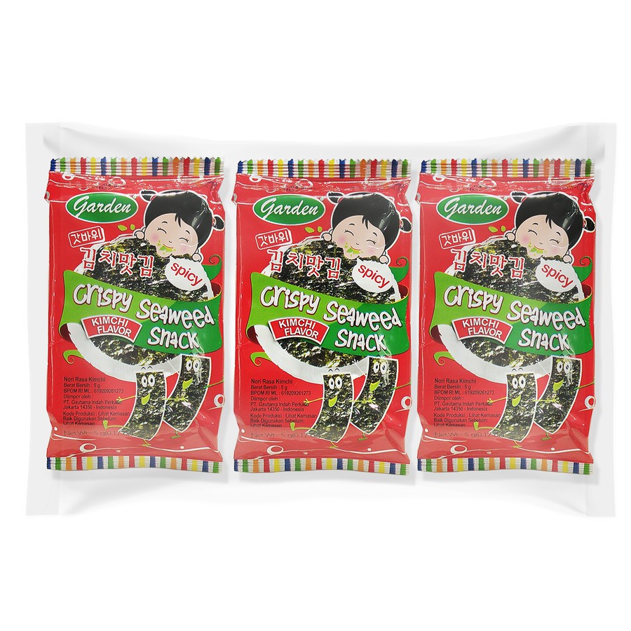 

Nori Garden Seaweed 3x5gr