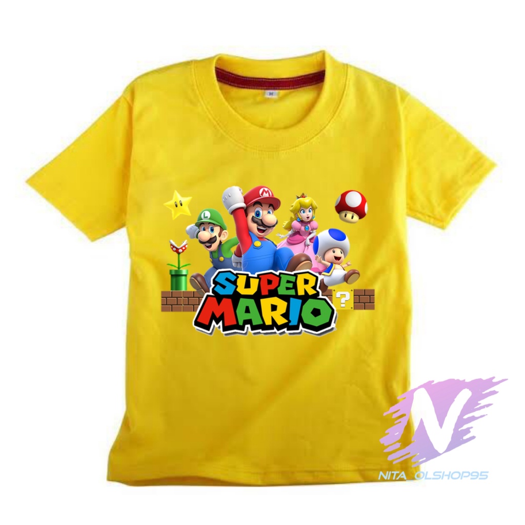 KAOS ANAK SUPER MARIO