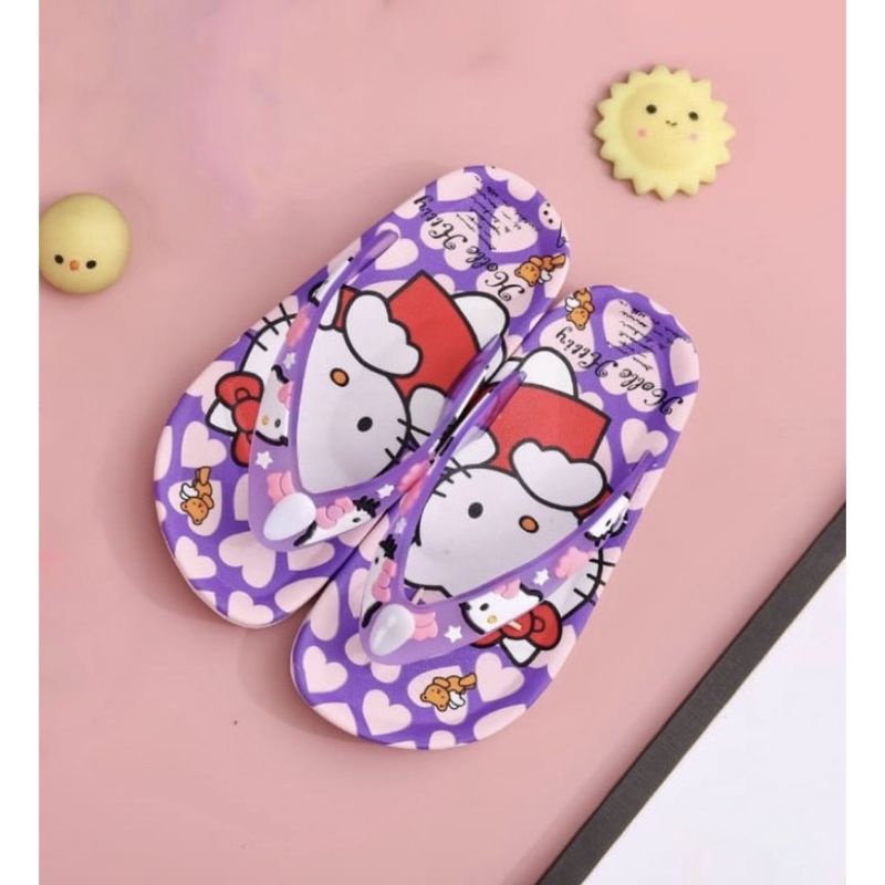 Sandal Anak Perempuan Hello Kitty Sandal Karet Import Anak Perempuan