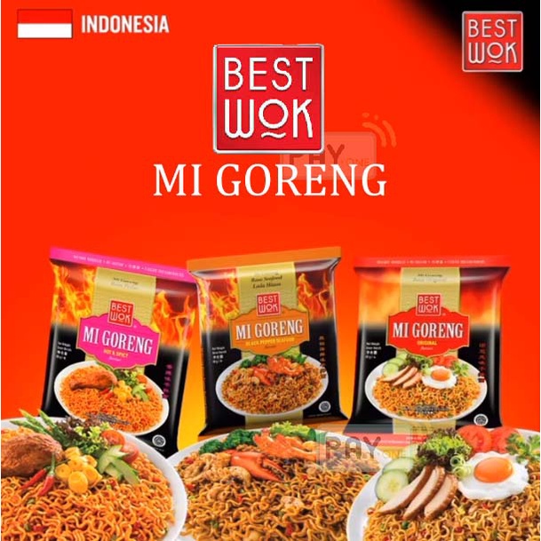 

Mie Best Wok Mi BestWok Goreng Mi Instan Pedas Hot Spicy