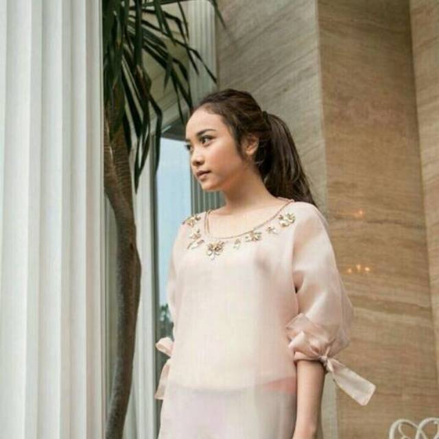 FASHION WANITA BAJU ATASAN ORGANZA WINNY BLOUSE LADYFAMESHOPE LADYFAME SHOP
