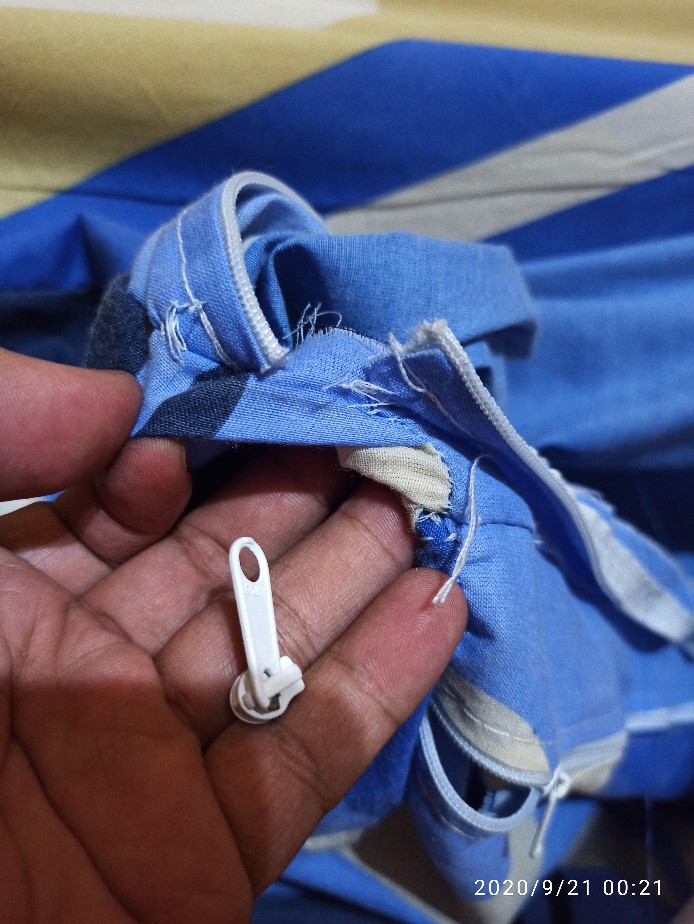 Sarung Kasur Lipat 4 Inoac Pakai Resleting/cover/sarung