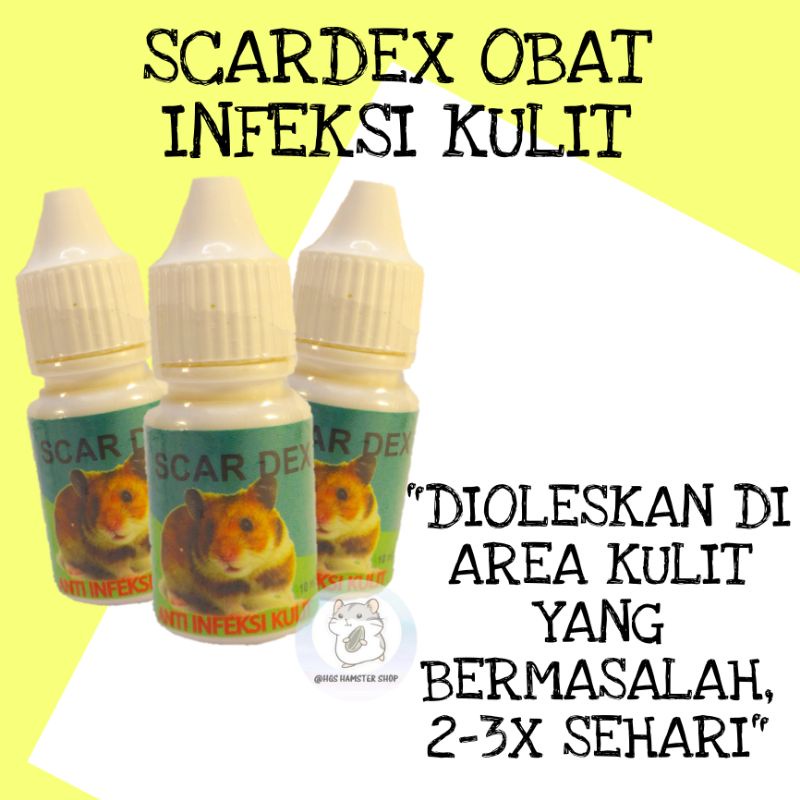 Scardex Obat Anti Infeksi Kulit Hamster