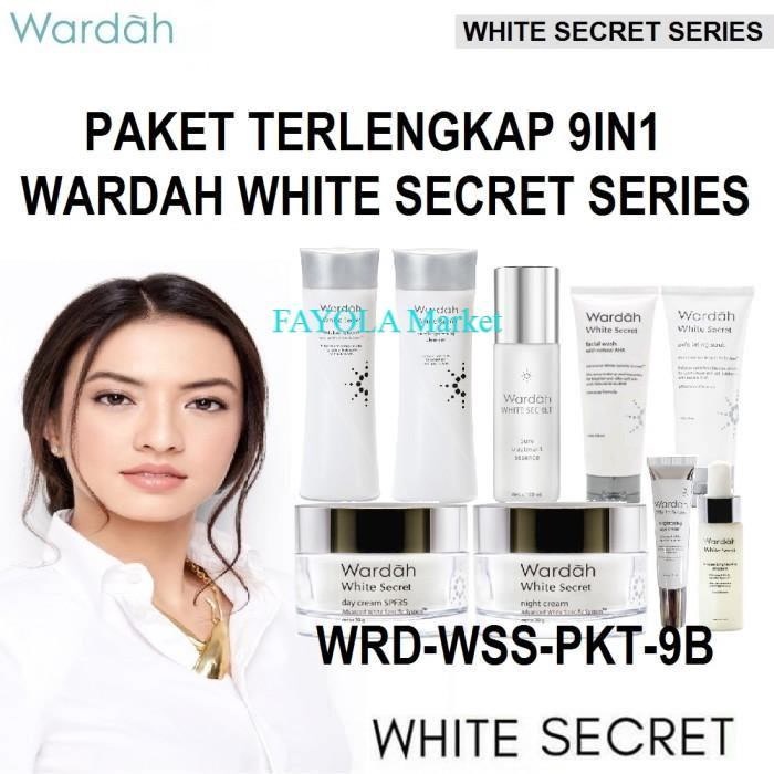 Wardah White Secret Series Paket Seserahan Lengkap 9in1 Skin Care Ori Bpom