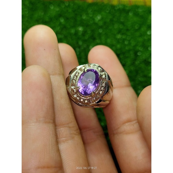 natural kecubung ametis cutting