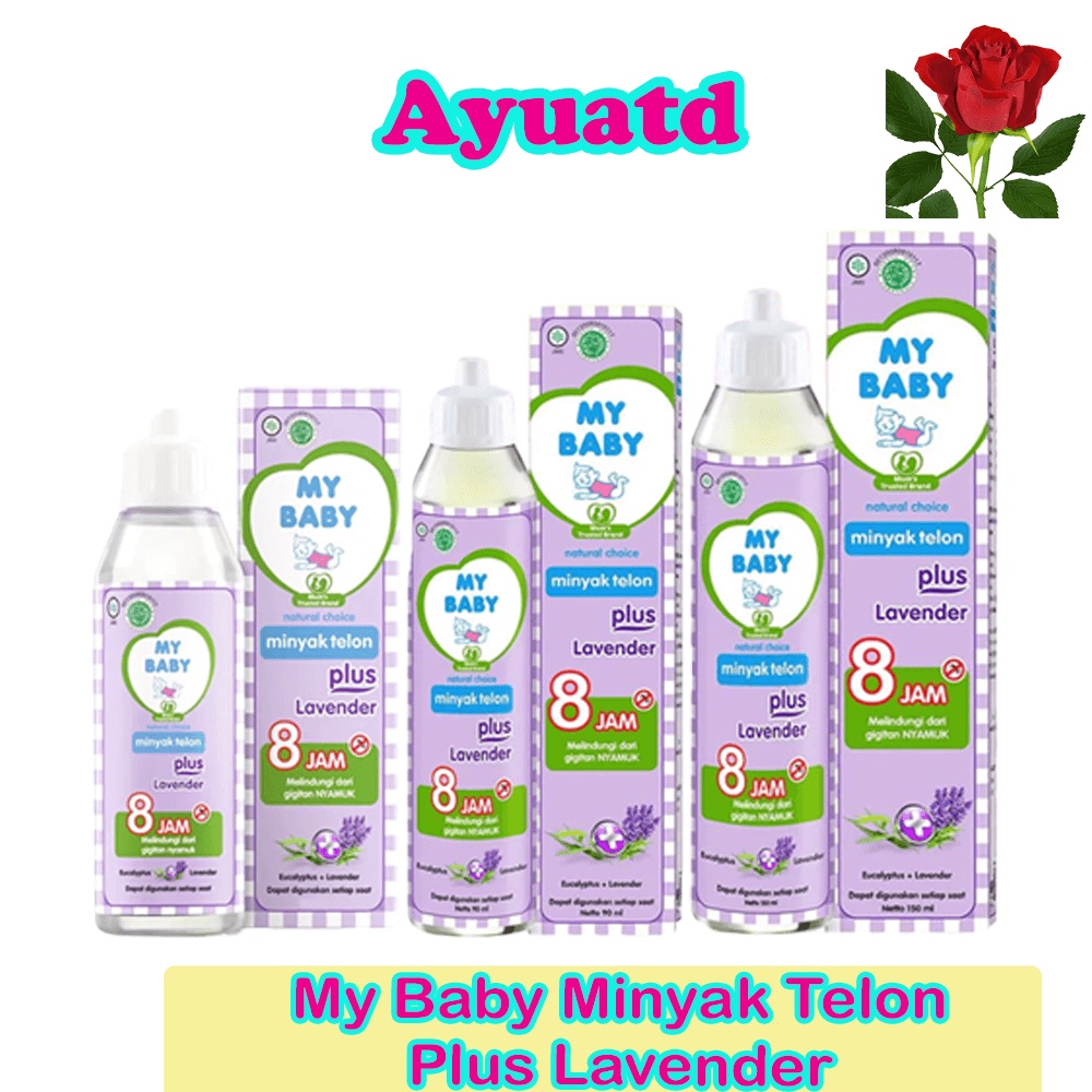 My Baby Minyak Telon Plus Eucalyptus / Lavender Minyak Bayi 60Ml/ 90Ml/ 150Ml