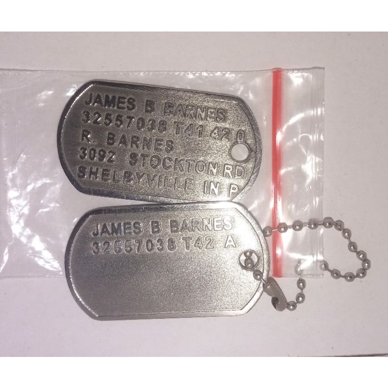Bucky Barnes Dog Tag