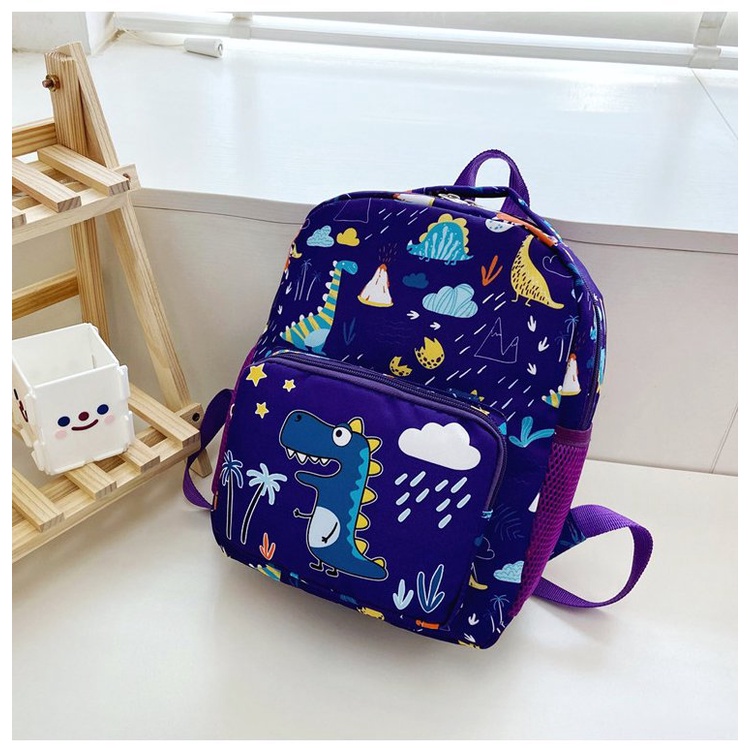 HappyOliver TAS DINOS&amp;UNICORN BREAK RANSEL import anak resleting backpack anak laki perempuan tas ransel anak tas sekolah paud