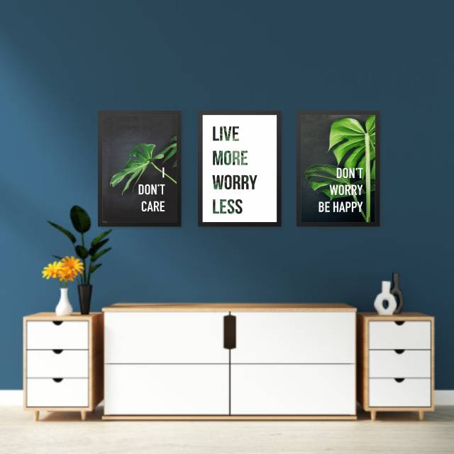 1 set dapat 3pcs Ukuran 30x40cm Walldecor homedecor hiasan  