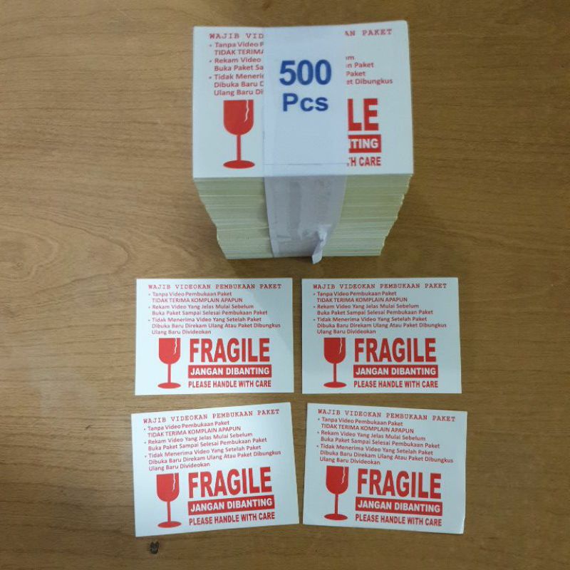 

STIKER Tempel FREGILE UNBOXING JGN DIBANTING SELLER AMAN MURAH