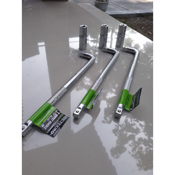 Kunci roda velg racing sok tipis 21mm gagang panjang 12inch.untuk baut pres lubang velg