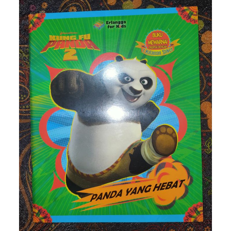 Buku Mewarnai "Kungfu Panda 2"