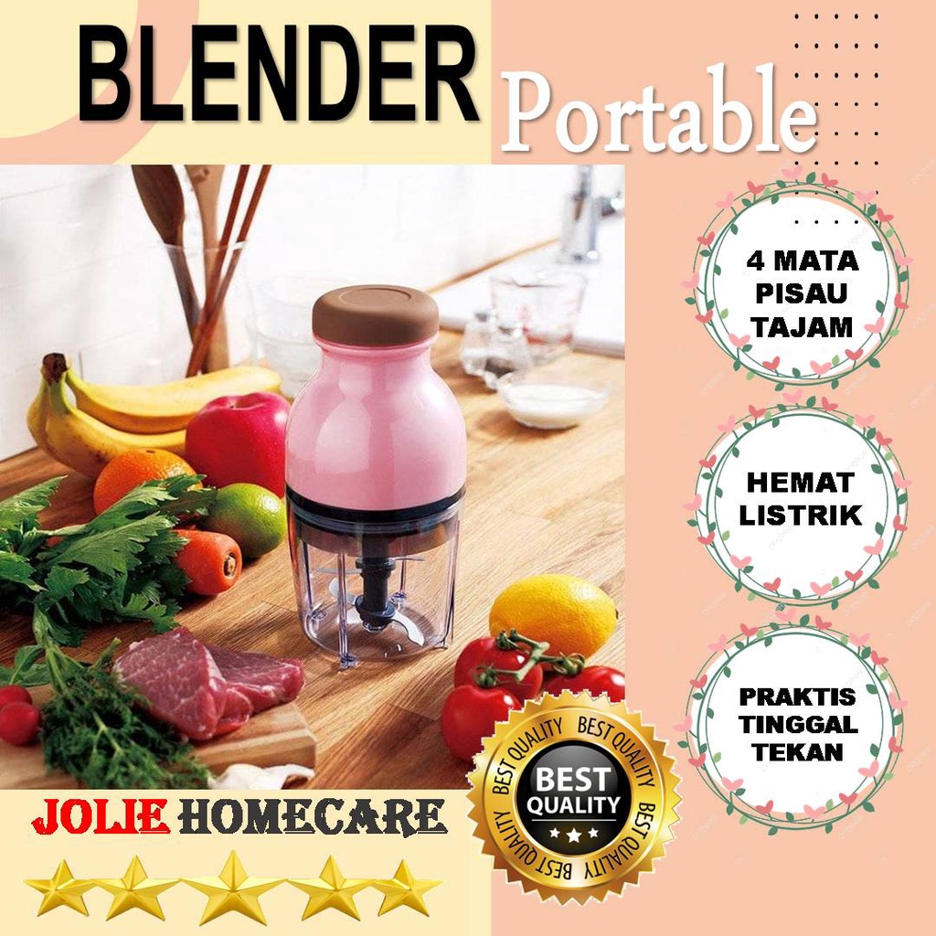 Blender Pengiling Daging / Blender Capsule Cutter Quatre Blender Listrik Blender Mini Bumbu Dapur Se