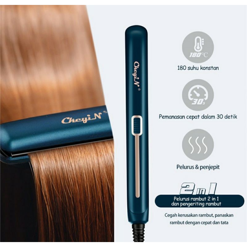 Ckeyin Catokan Alat Pelurus Rambut | Pengriting Rambut Portable