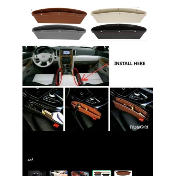 iPOCKET CAR ORGANIZER / Aksesoris Mobil / Car storage / Side Gap Leather