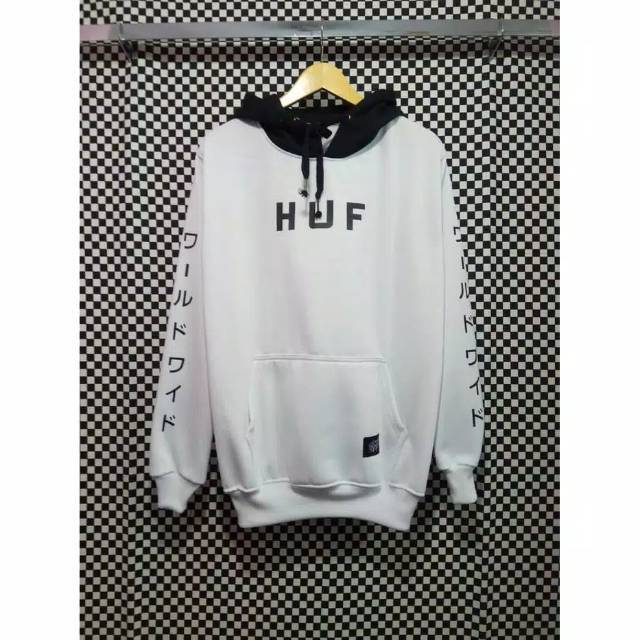 SWEATER HOODIE HUF JAPAN PRIA WANITA - HOODIE TULISAN JAPAN - HOODIE