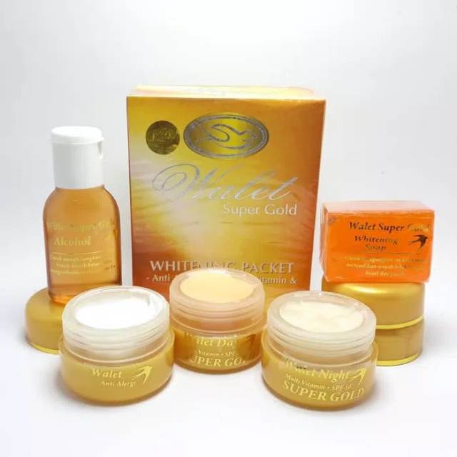 PAKET CREAM WALET SUPER GOLD 5in1