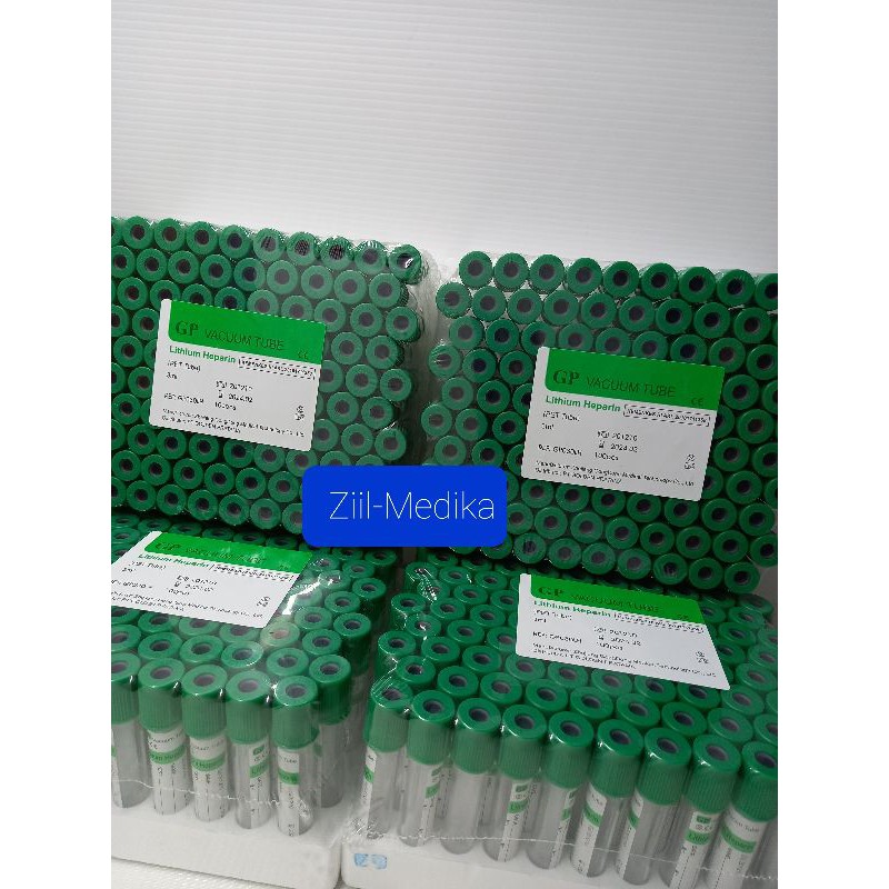 Tabung Lithium Heparin 3ml