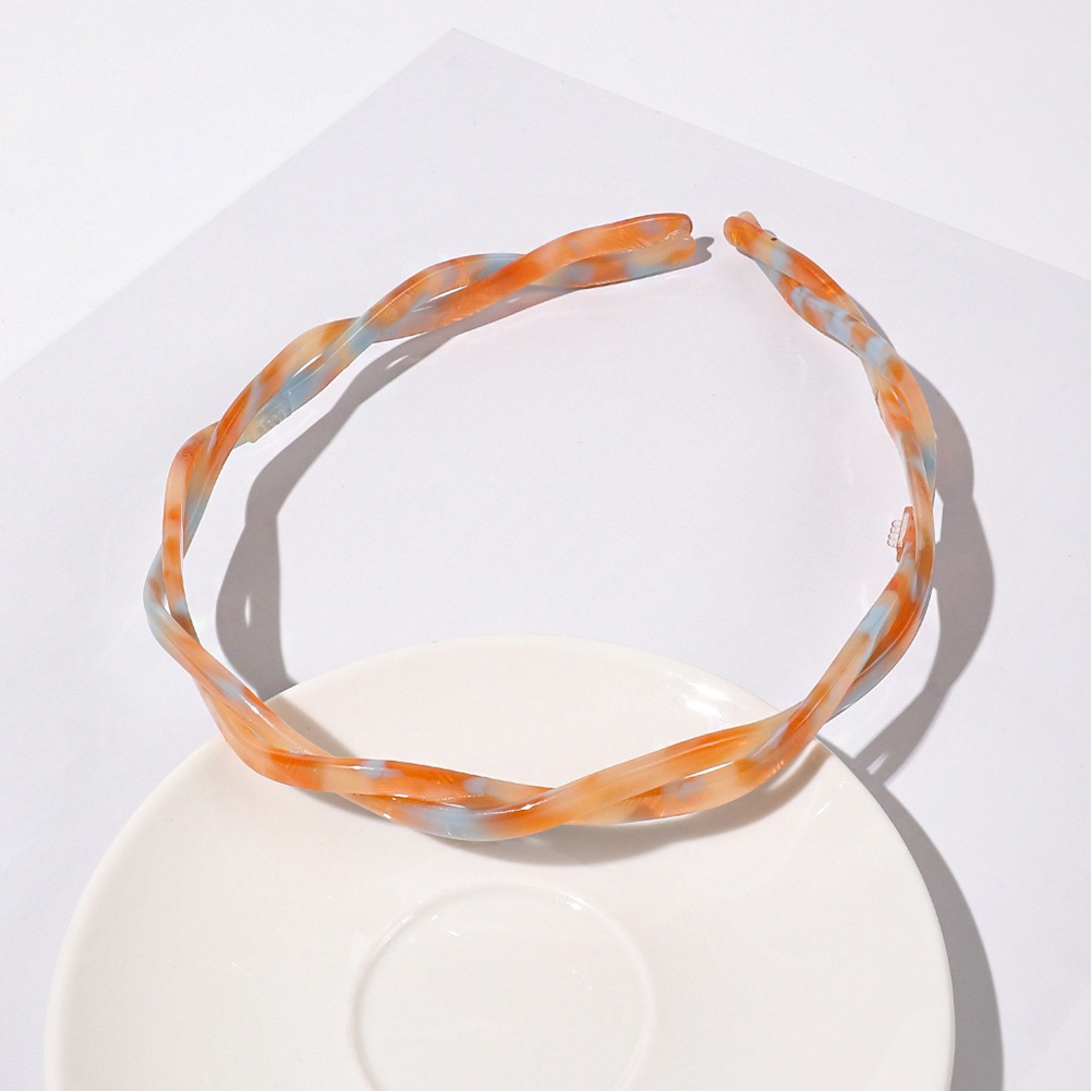 Bando Rambut Model Kepang Gaya Korea Anti Slip Untuk Wanita