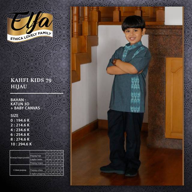 Sarimbit Keluarga Ethica Elfa Hijau 134 Kagumi 147 51 Kahfi 105 79 Kids Anak