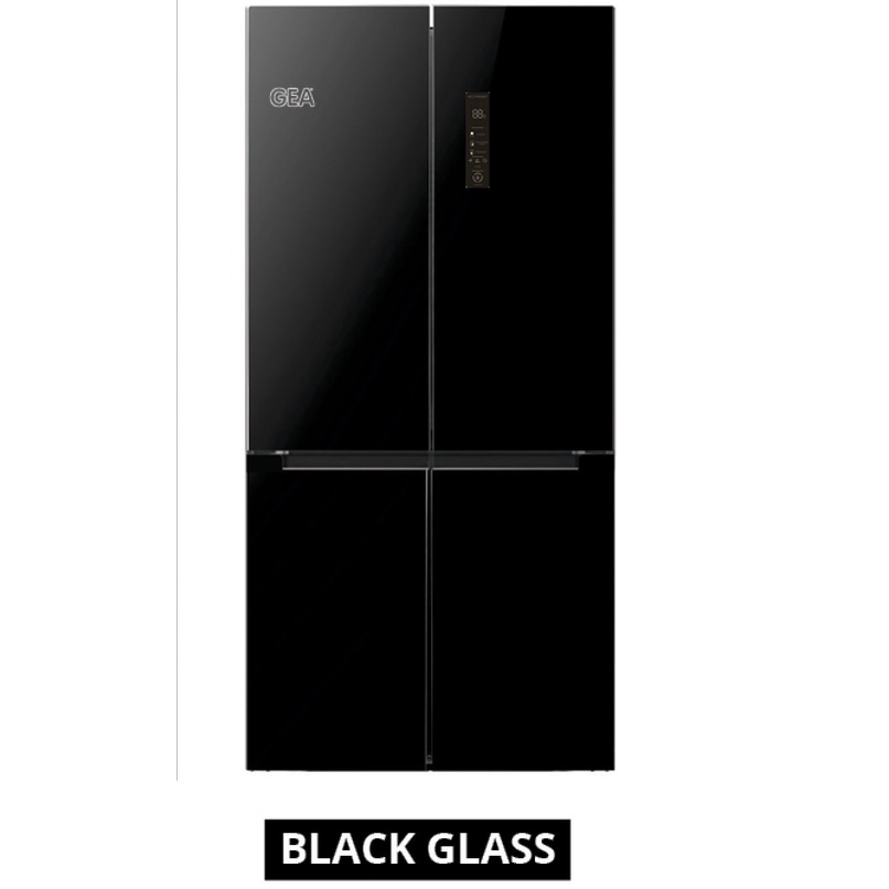 GEA G4D-586 BLACK GLASS KULKAS INVERTER SIDE BY SIDE 586 L - G4D586