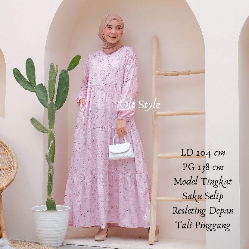 Ollet Gamis Jepang Dewasa Model Tingkat Flowy
