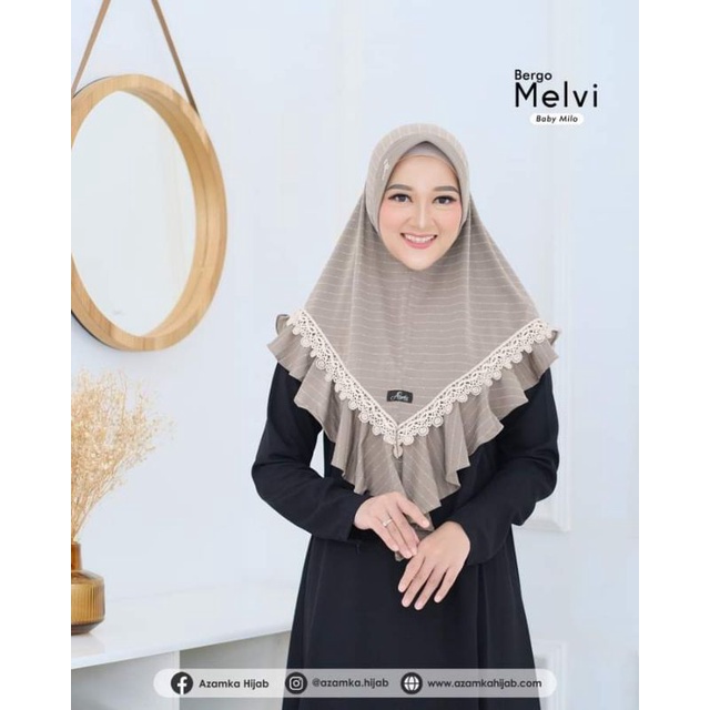 BERGO MELVI/AZAMKA HIJAB NEW/AZAMKA ORI