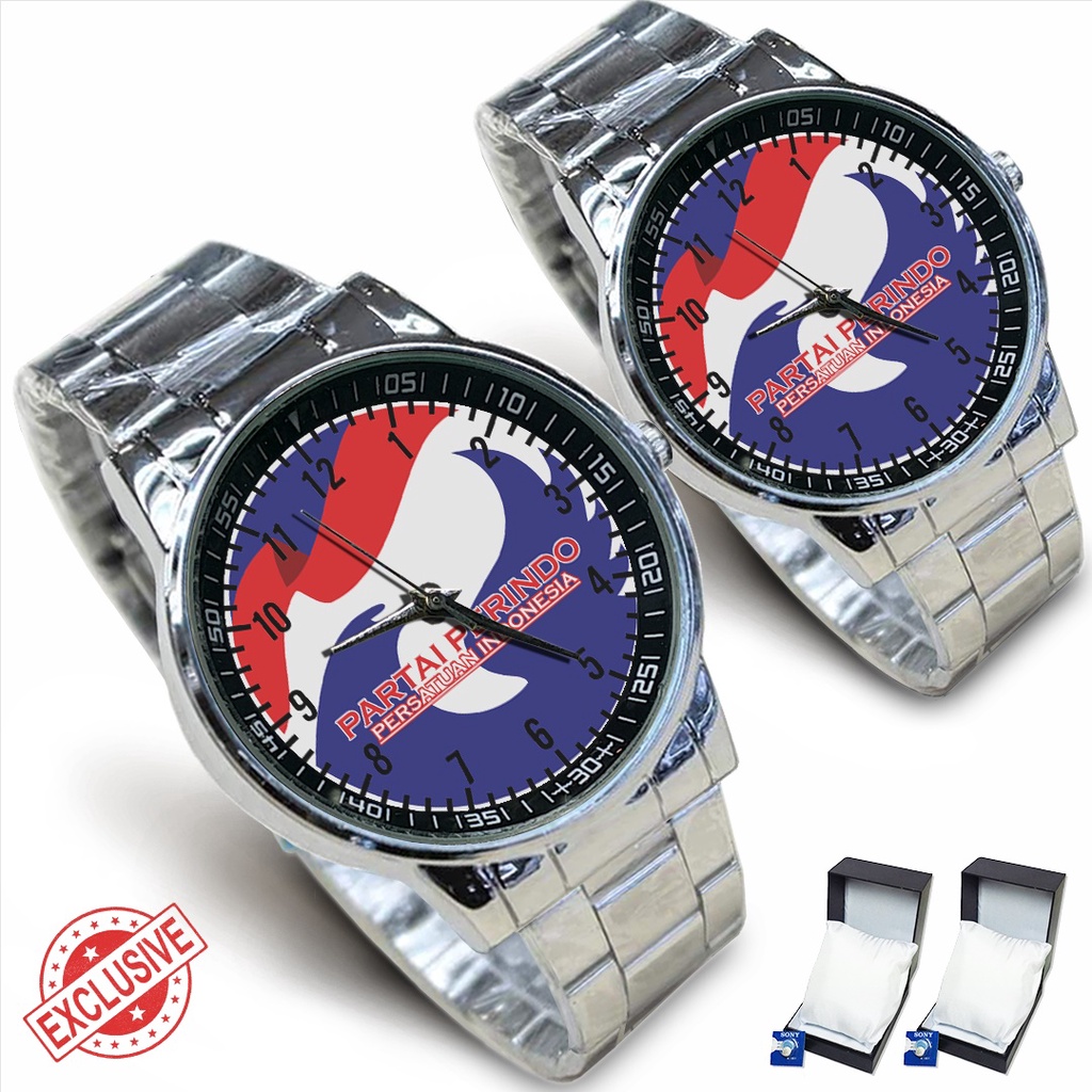 Jam Tangan Rantai Couple PARTAI PERINDO (Nice)