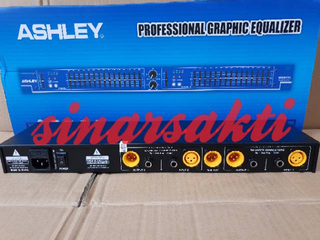 EQUALISER ASHLEY MQX215/MQX 215/MGX215 ( 2 X 15 CHANNEL ) ORIGINAL