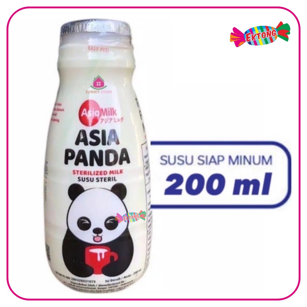 ASIA PANDA STERILIZED MILK 200 ML