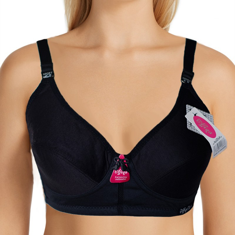 BH WANITA CUP BESAR  TANPA KAWAT UK 40/42 PENGAIT BESI / BRA SPORT TANPA BUSA