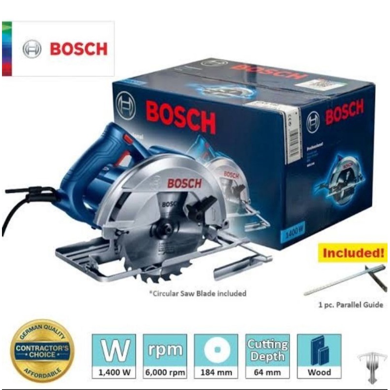 mesin circularsaw BOSCH GKS 140/mesin belah kayu BOSCH GKS 140/ mesin potong BOSCH 7in