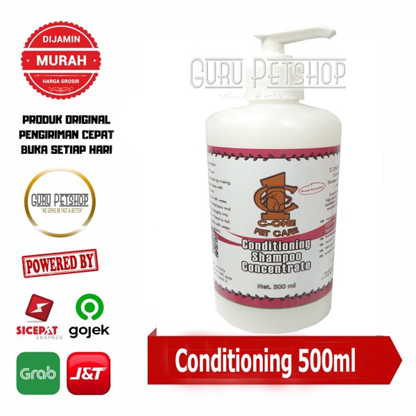 C1 Shampoo Concentrate - shampoo grooming anjing kucing 500 ml