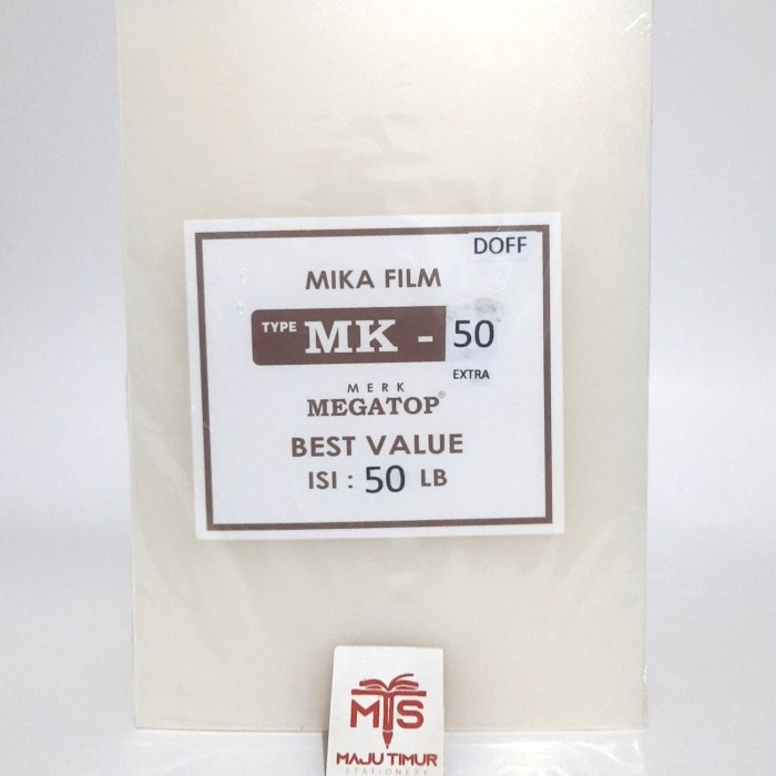 COVER PLASTIK MIKA DOFF A4 TEBAL 0,5MM - MEGATOP MK-50