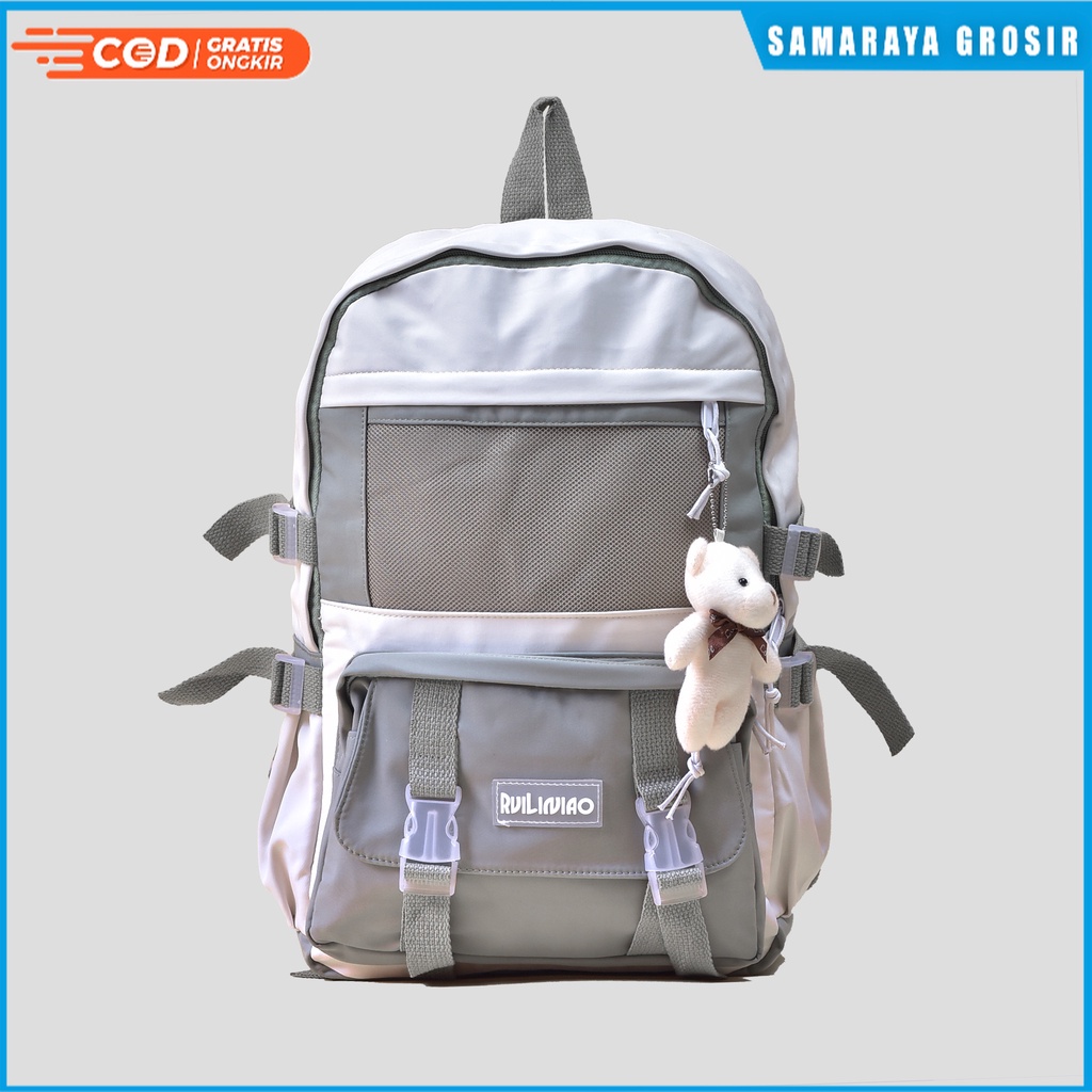 Tas Ransel wanita ABG Import Korea 40452 Premium Terbaru - Tas Kerja / Laptop - Tas Import Murah - B