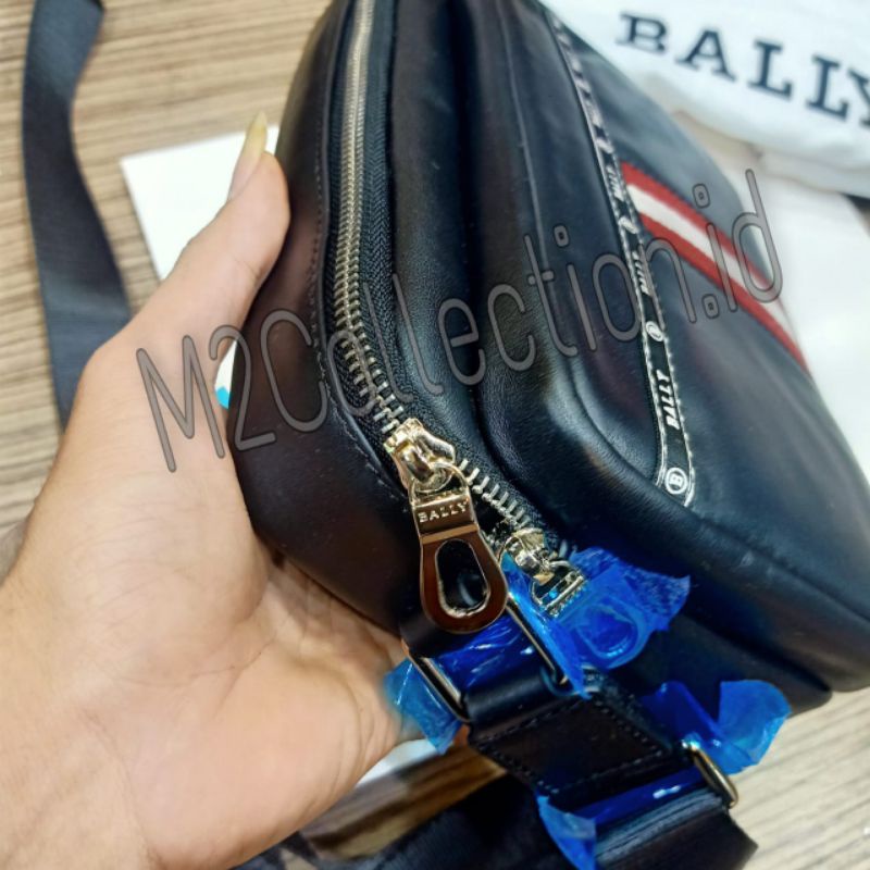 Tas Selempang BALLY Men Crossbody Leather Bag Mirror Quality