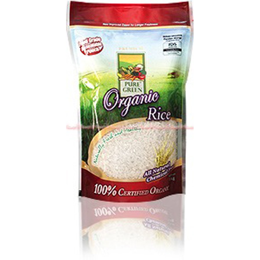 Beras Organic Pure Green Organic Rize Premium Beras 1kg