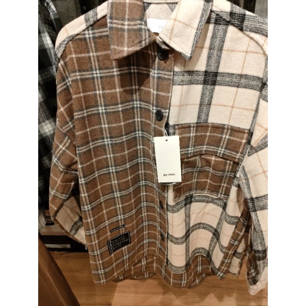 Jaket Pria kancing kerah Bershka model korean style