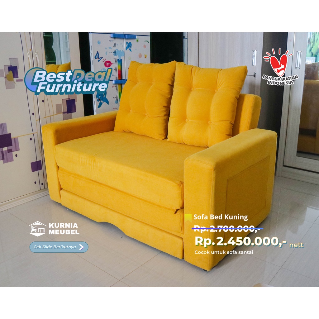 Sofa Bed Dua Seater Kurnia Meubel