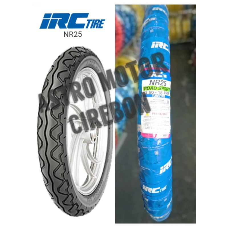 Ban IRC 300-18 NR 25 Non Tubeless, Ban Pelek 18